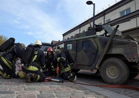 Fotogalerija: Greitojo reagavimo pajėgos kartu su Vidaus reikalų ministerijos padaliniais... - 2