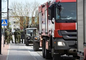 Fotogalerija: Greitojo reagavimo pajėgos kartu su Vidaus reikalų ministerijos padaliniais... - 3