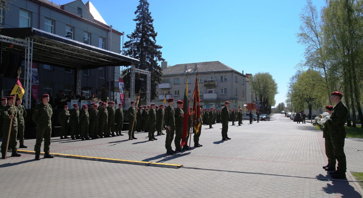 Raseinių mieste atkurta karių savanorių kuopa | Lietuvos kariuomenė