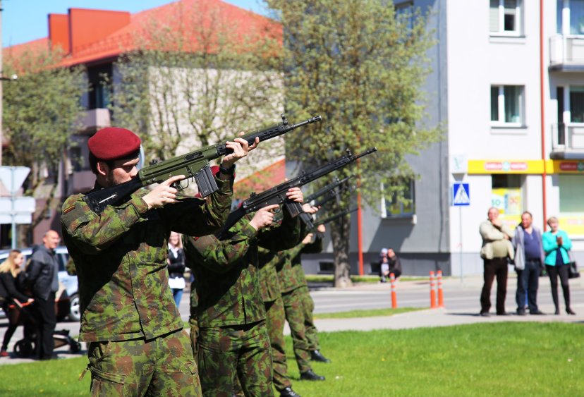 Raseinių mieste atkurta karių savanorių kuopa