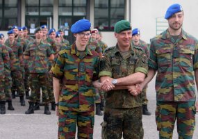 Belgijos kontingento rotacija NATO priešakiniame batalione - 1
