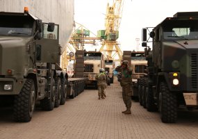 Savaitgalį galimi eismo apribojimai dėl Jungtinių Amerikos Valstijų karių technikos judėjimo - 1