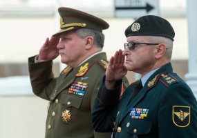 Lietuvoje su oficialiu vizitu lankosi Moldovos kariuomenės vadas brigados generolas Igor Cutie - 1