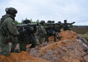 160 Lietuvos karių dalyvauja tarptautinėse pratybose „Saber Strike 2017 - 1