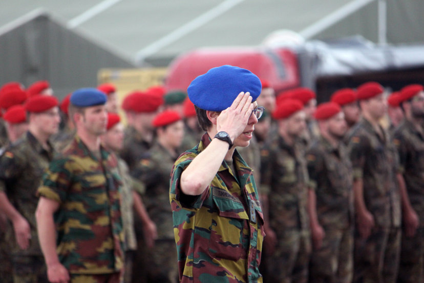 Belgijos kontingento rotacija NATO priešakiniame batalione