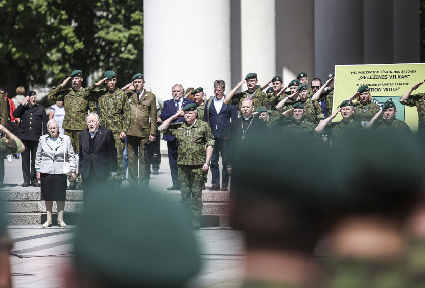 Vilniaus Katedros aikštėje iškilmingai paminėtos 