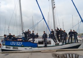 Karinių jūrų pajėgų JKVM klausytojai įgytas žinias praktiškai pritaikė lauko pratybose - 4