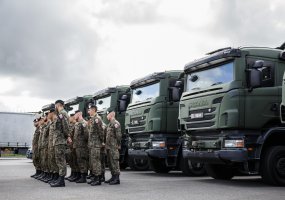Prie NATO priešakinių pajėgų kovinės grupės Lietuvoje prisijungė Liuksemburgo kariai - 1