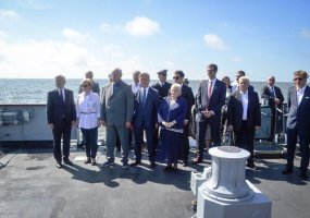 Karinių jūrų pajėgų laivai dalyvavo žuvusių jūroje pagerbimo ceremonijoje - 2