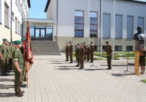 Lietuvos kariuomenės mokykloje vyko iškilminga rikiuotė  - 1