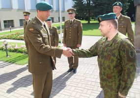 Lietuvos kariuomenės mokykloje vyko iškilminga rikiuotė  - 2