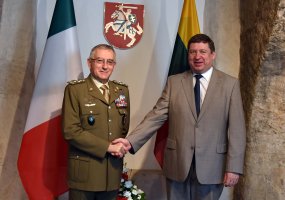 Italijos kariuomenės vado darbo vizitas Vilniuje dar kartą patvirtino bendrą Lietuvos ir Italijos... - 1