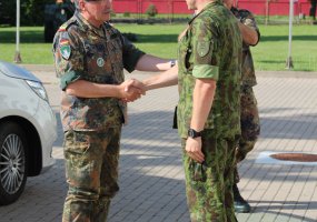 Lietuvoje lankėsi Tarptautinio Šiaurės-Rytų korpuso vadas - 1