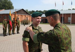 Pasikeitė Inžinerijos bataliono Štabo viršininkai: „Gera tarnyba - garbės reikalas - 4