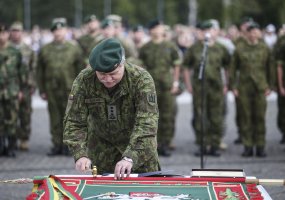 Klaipėdoje  Lietuvai prisiekė daugiau nei 600 šauktinių, Motorizuotajai pėstininkų brigadai... - 1