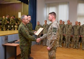 Jungtiniame štabe sutikti iš tarptautinės operacijos Afganistane sugrįžę kariai - 4