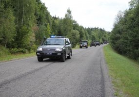 Marijampolės apskrityje vyko konvojavimo pratybos  - 1