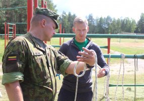 Lietuvos kariuomenės mokykloje vyko tarptautinė stovykla „Jaunimas ir krašto apsauga - 4