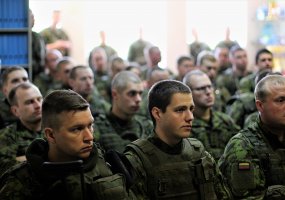 Algirdo bataliono kariai baigė pirmąjį pratybų „Klastingas vilkas III - 1