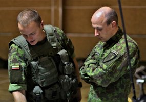 Algirdo bataliono kariai baigė pirmąjį pratybų „Klastingas vilkas III - 3