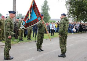Oro gynybos batalione vyko iškilminga bataliono vado skyrimo į pareigas ir nuolatinės... - 4