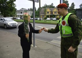 Karo policija dalyvavo saugaus eismo akcijoje „Apsaugok mane - 3