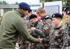 Oro gynybos batalione vyko sukarinta vaikų stovykla „Nepabuvęs kareivėliu - 1