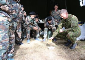 Oro gynybos batalione vyko sukarinta vaikų stovykla „Nepabuvęs kareivėliu - 2