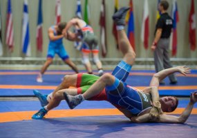 Klaipėdoje startavo 32-asis pasaulio kariškių imtynių čempionatas - 6