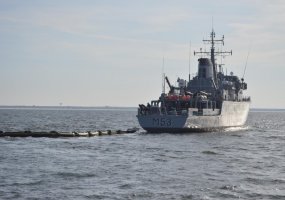Karinės jūrų pajėgos dalyvavo taršos likvidavimo pratybose  - 3