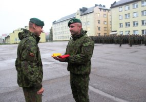 Klaipėdoje į mokymo misiją Ukrainoje išlydėti Butigeidžio dragūnų bataliono kariai - 2