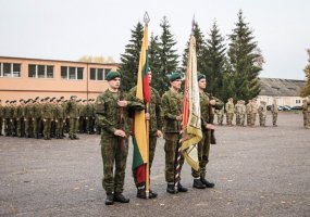 Vytenio bendrosios paramos logistikos batalione vyko Jungtinių Amerikos Valstijų karių... - 2