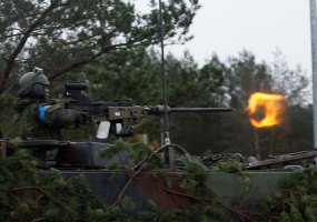 Tarptautinėse pratybose „Geležinis vilkas 2“  kartu su NATO tarptautiniu batalionu treniruojasi... - 2