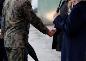 Pratybose „Geležinis vilkas 2“ Lietuvos Prezidentė ir Liuksemburgo Didysis Hercogas stebėjo... - 2