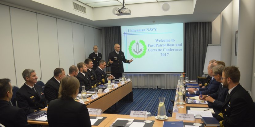 Klaipėdoje vyksta tarptautinė konferencija „Patruliniai laivai ir korvetės“