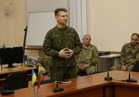 Lietuvos karininkai perima ukrainiečių karininkų patirtį - 2