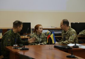 Lietuvos karininkai perima ukrainiečių karininkų patirtį - 4