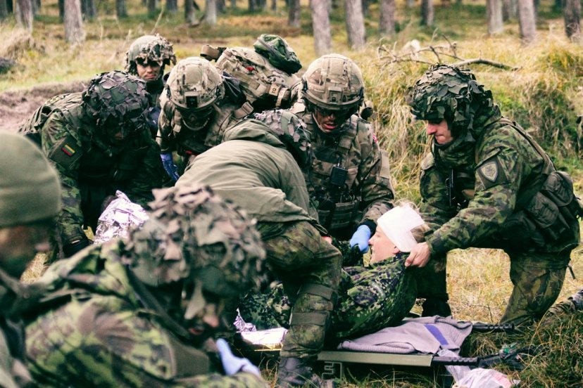 Soldiers of Algirdas Battalion return home after a successful exercise in Denmark