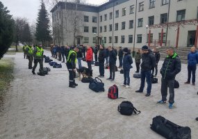 Paskutinis 2017 m. išvykimas į privalomąją pradinę karo tarnybą  - 1