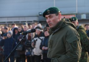 Lietuvos Respublikai prisiekė Lietuvos kariuomenės Motorizuotosios pėstininkų brigados „Žematija“... - 3