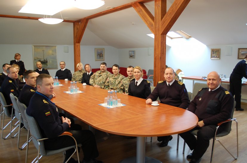 KJP Mokymo centre lankėsi Latvijos KJP mokymo centro delegacija
