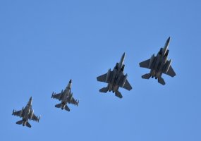 NATO oro policijos misiją Baltijos šalyse iš JAV perėmė Danijos karinių oro pajėgų kontingentas - 5