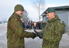 Lietuvos kariuomenės Generolo Adolfo Ramanausko kovinio rengimo centre kariai išleisti į atsargą  - 4