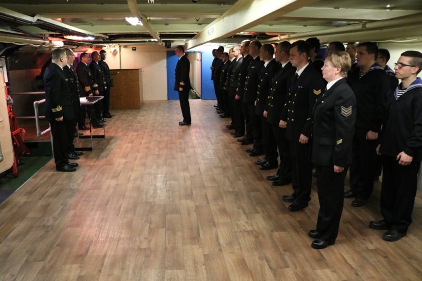 BALTRON command transferred to a Lithuanian Navy officer 
