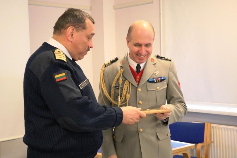 Military Attaché of the Republic of France visited the Lithuanian Navy