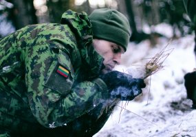 Algirdo bataliono kariai mokėsi vykdyti išgyvenimo užduotis - 3