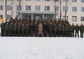 Karo akademijoje prisiekė Jaunesniųjų karininkų vadų mokymų klausytojai - 2