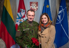 Lietuvos atkūrimo 100-mečio išvakarėse – seržanto majoro kariniai laipsniai dviem kariuomenės... - 3