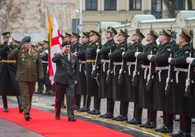 Chief of General Staff of Georgia Major General Vladimer Chachibaia conducted formal visit in... - 2