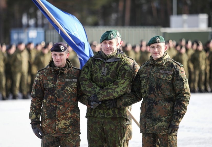 NATO eFP Battalion Battle Group change of command ceremony took place in Rukla 